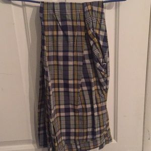 Plaid dress pants