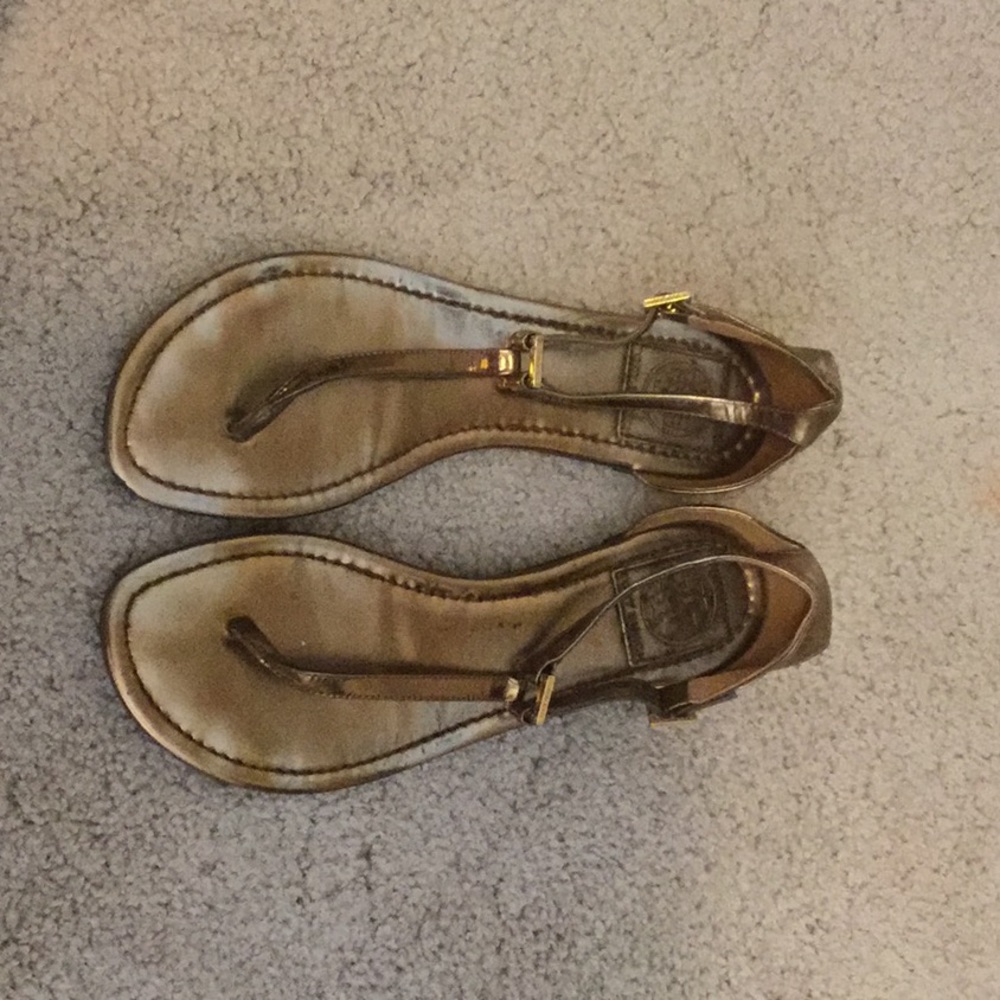 Tory Burch Gold Sandals