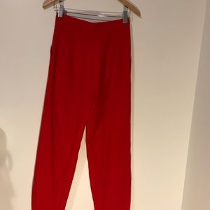 Red trousers