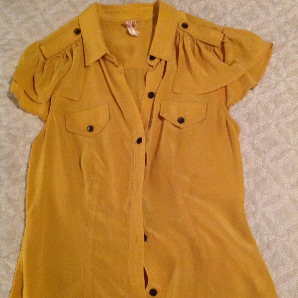Anthro button down blouse - Picture 2 of 3