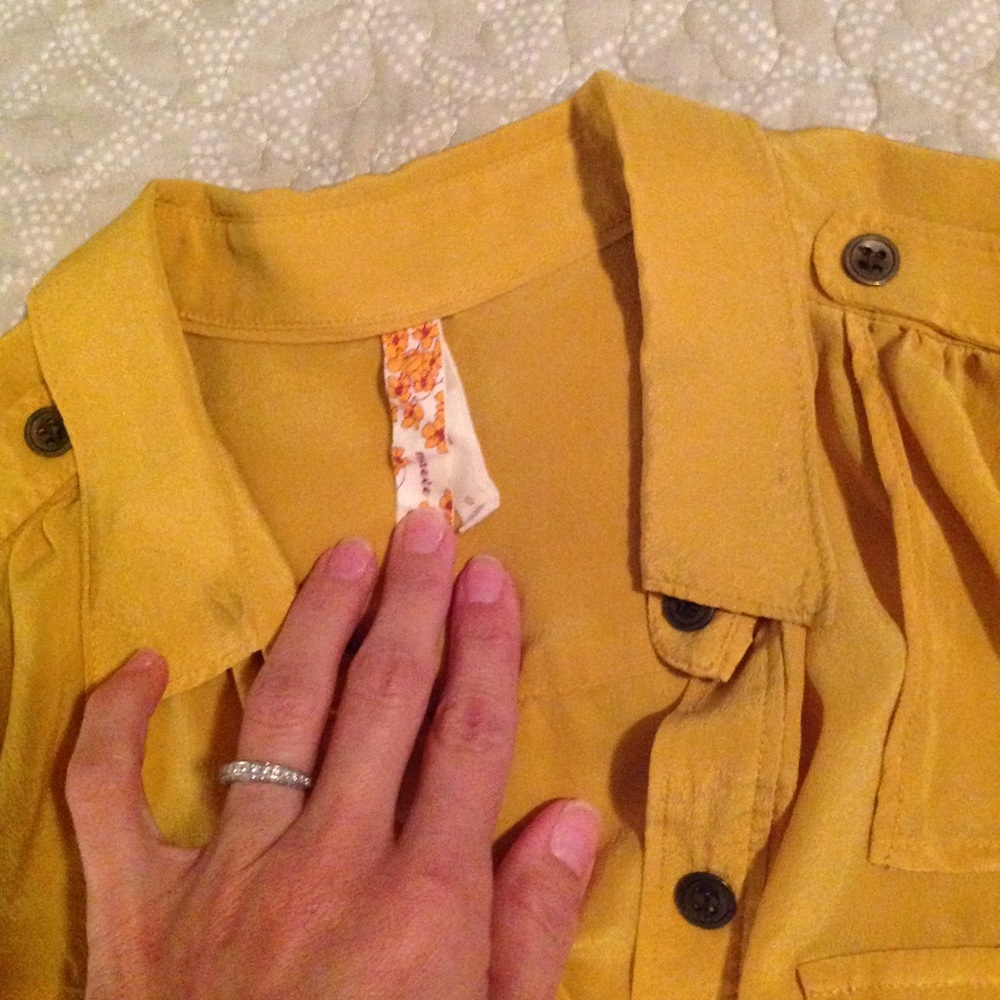 Anthro button down blouse - Picture 3 of 3
