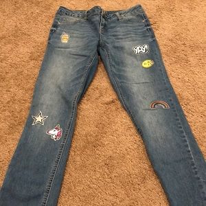 Like new - Justice Size 16 Skinny Jeans