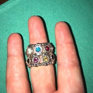 2 for $14. Nwot ring. Adjustable on thread