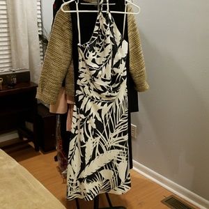 Ann Taylor Silk Halter Dresz
