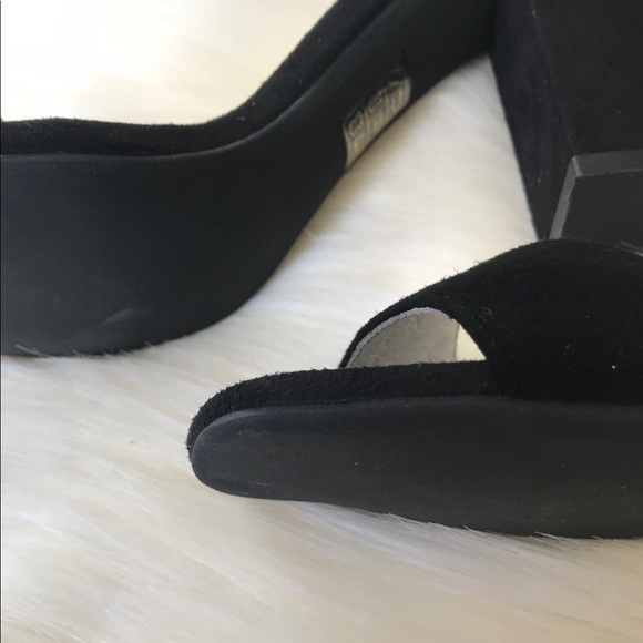 Jeffrey Campbell Formosa Heel Size 7.5 Black Suede - Picture 4 of 8