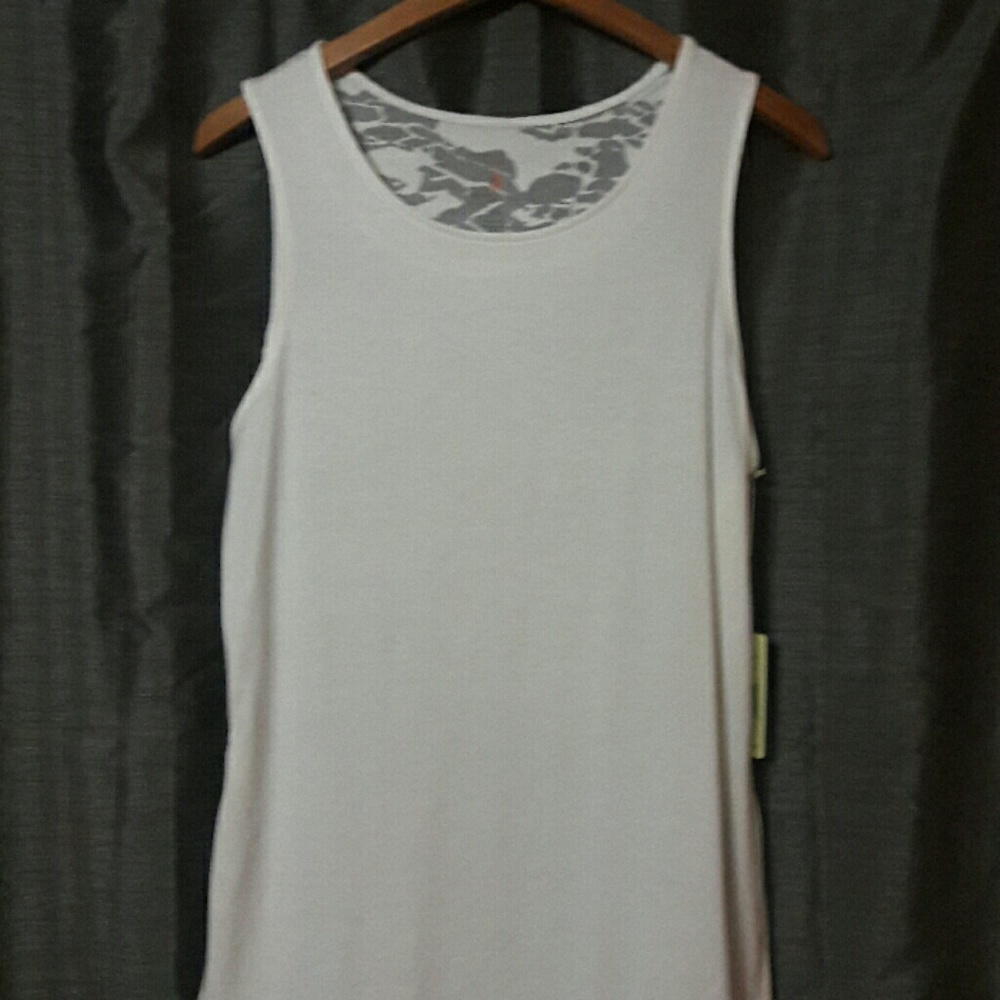 White athletic shirt