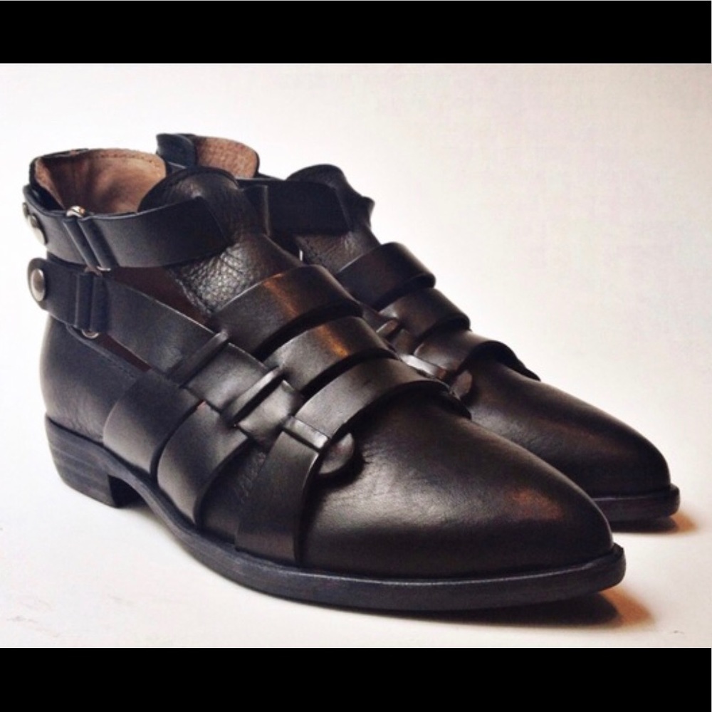 ISO free people woven ankle booties