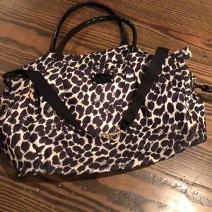 Kate Spade black and white diaper bag