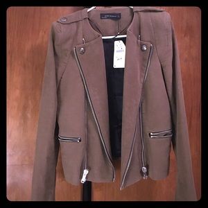 Khaki Moto Jacket