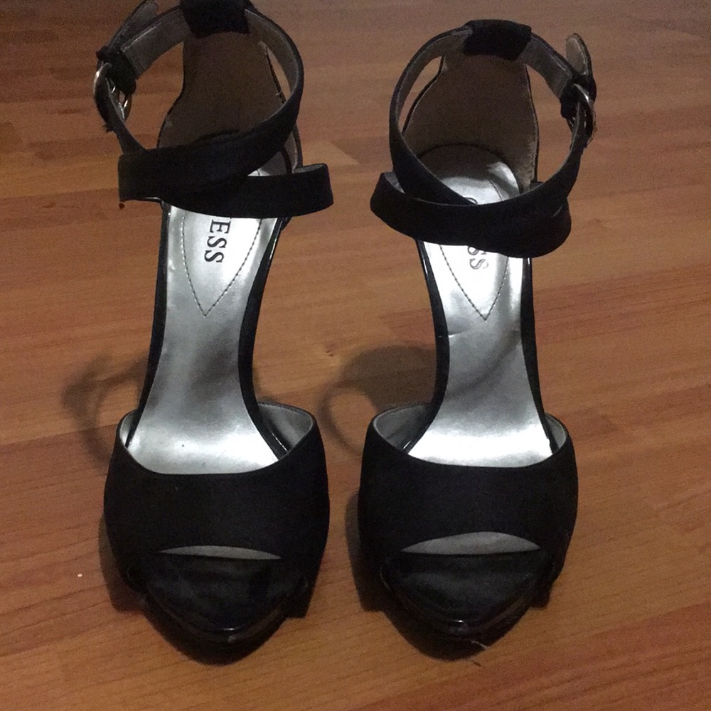 Black Strappy Heels