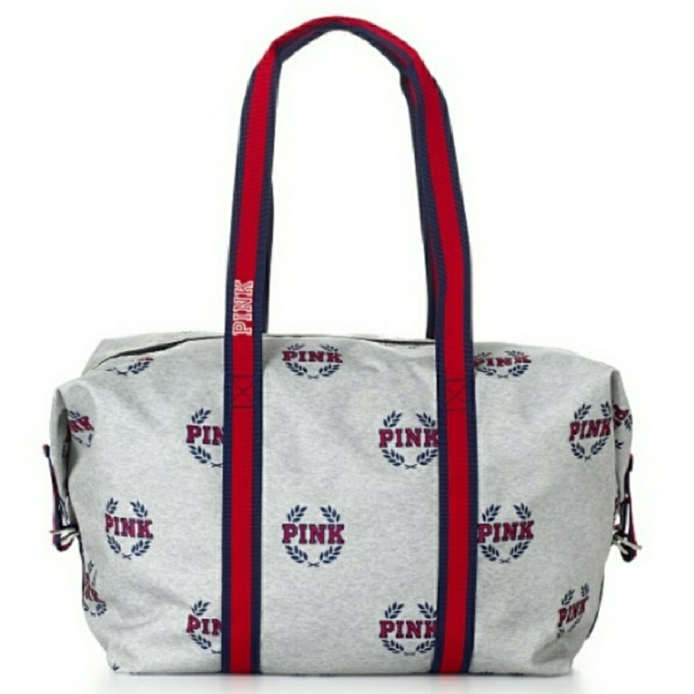 Pink duffle