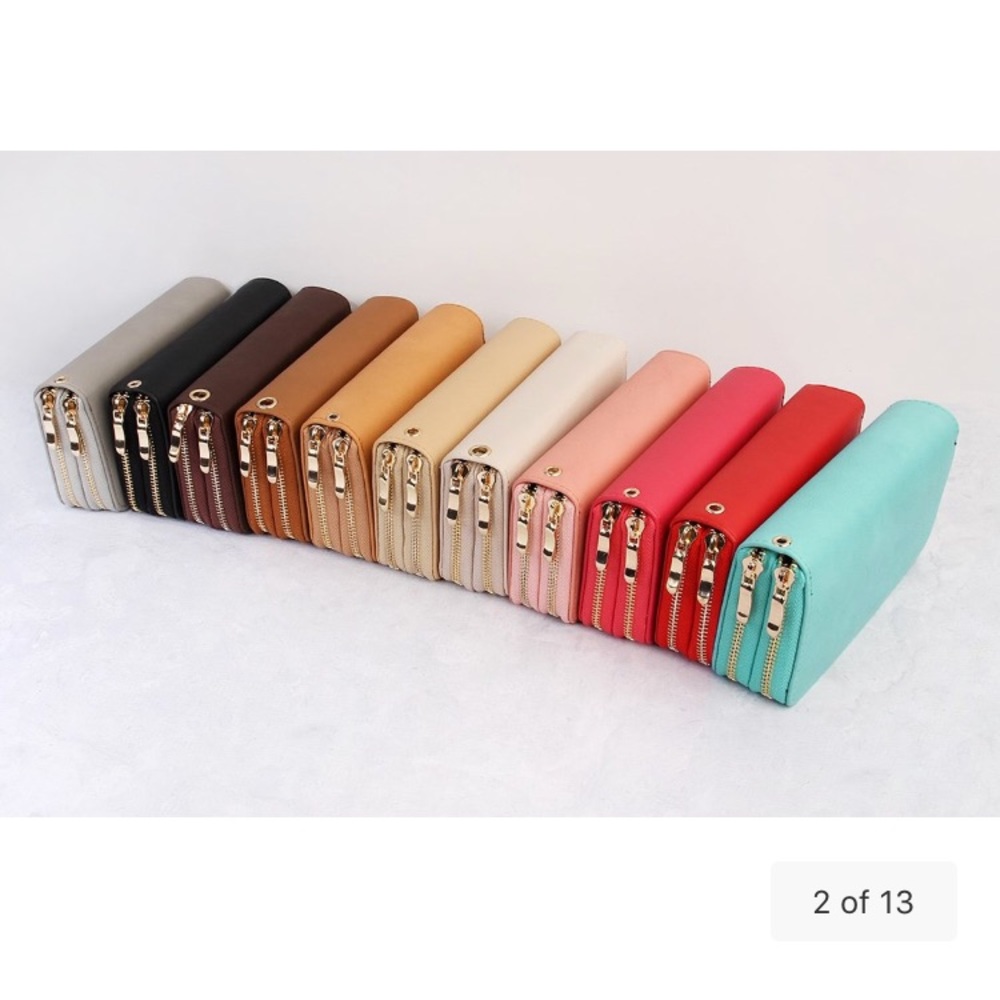 Double Zipper Wallets