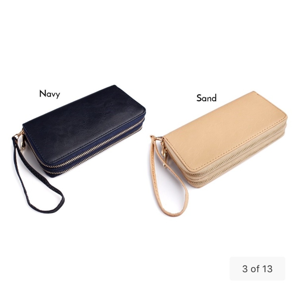 Double Zipper Wallets - Picture 2 of 4