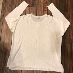 NWT VanHeusen cream lightweight sweater