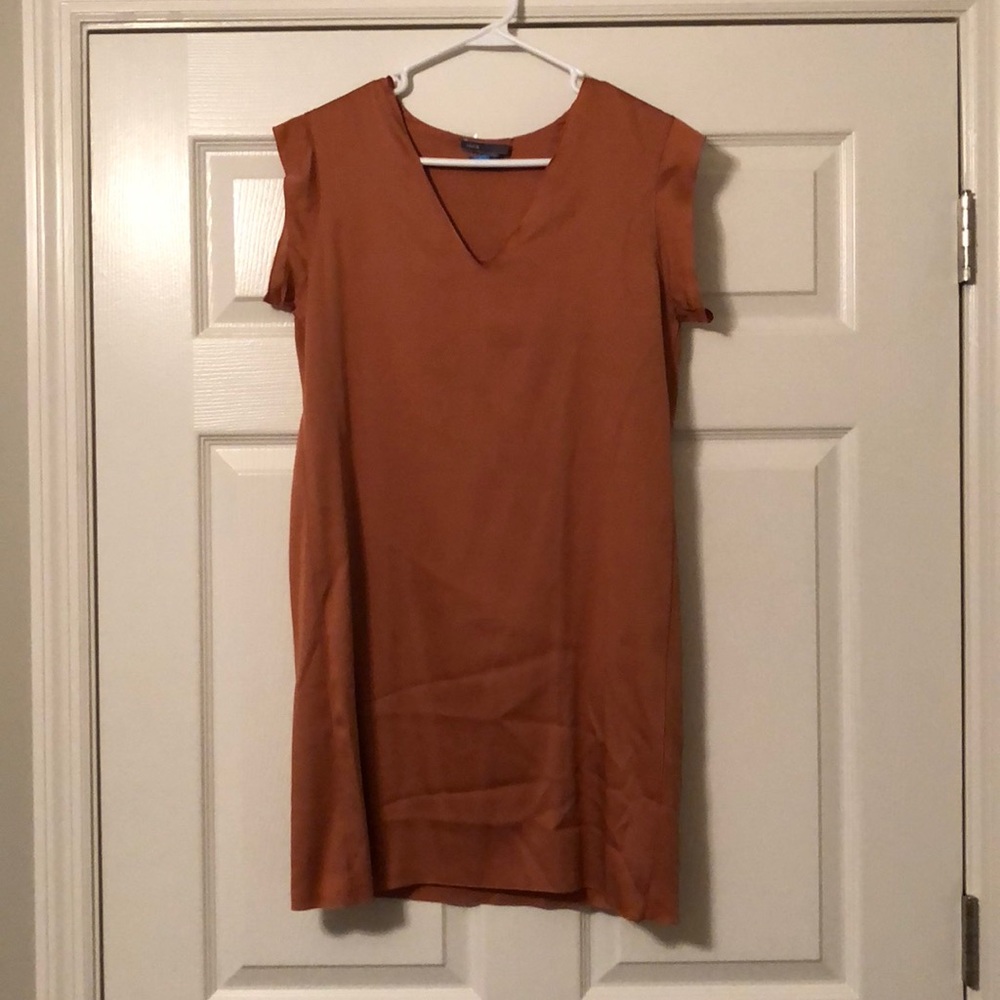 VINCE silk dress