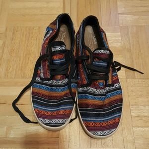 Patterned toms sneakers