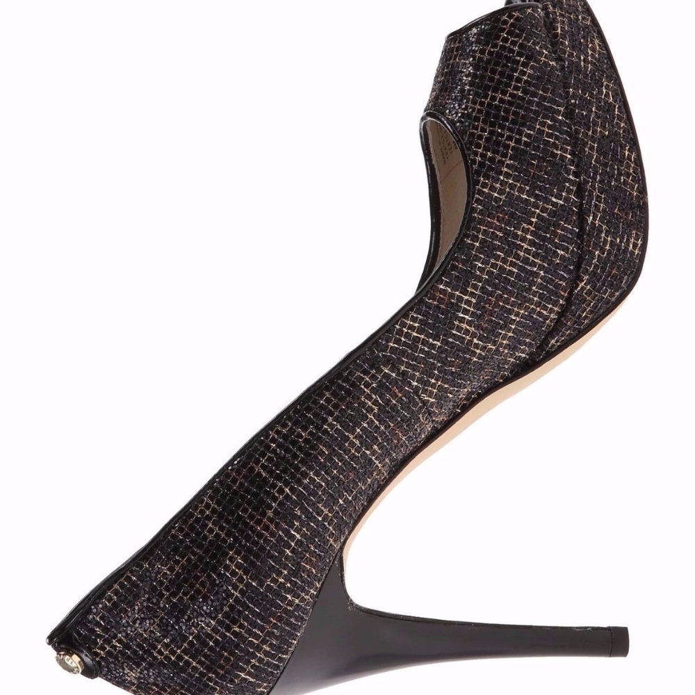 Michael Kors York Platform Cheetah Brown Glitter - Picture 4 of 5