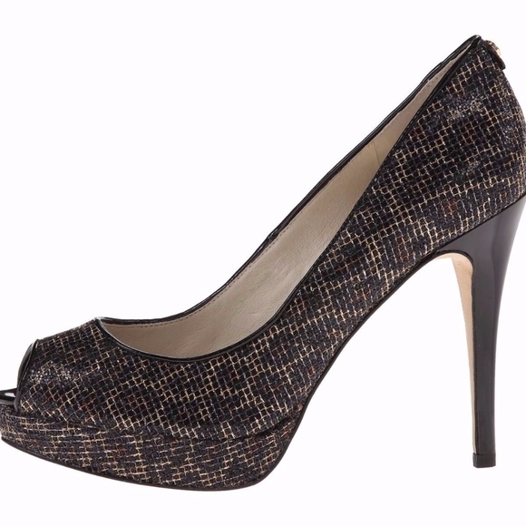 Michael Kors York Platform Cheetah Brown Glitter - Picture 5 of 5