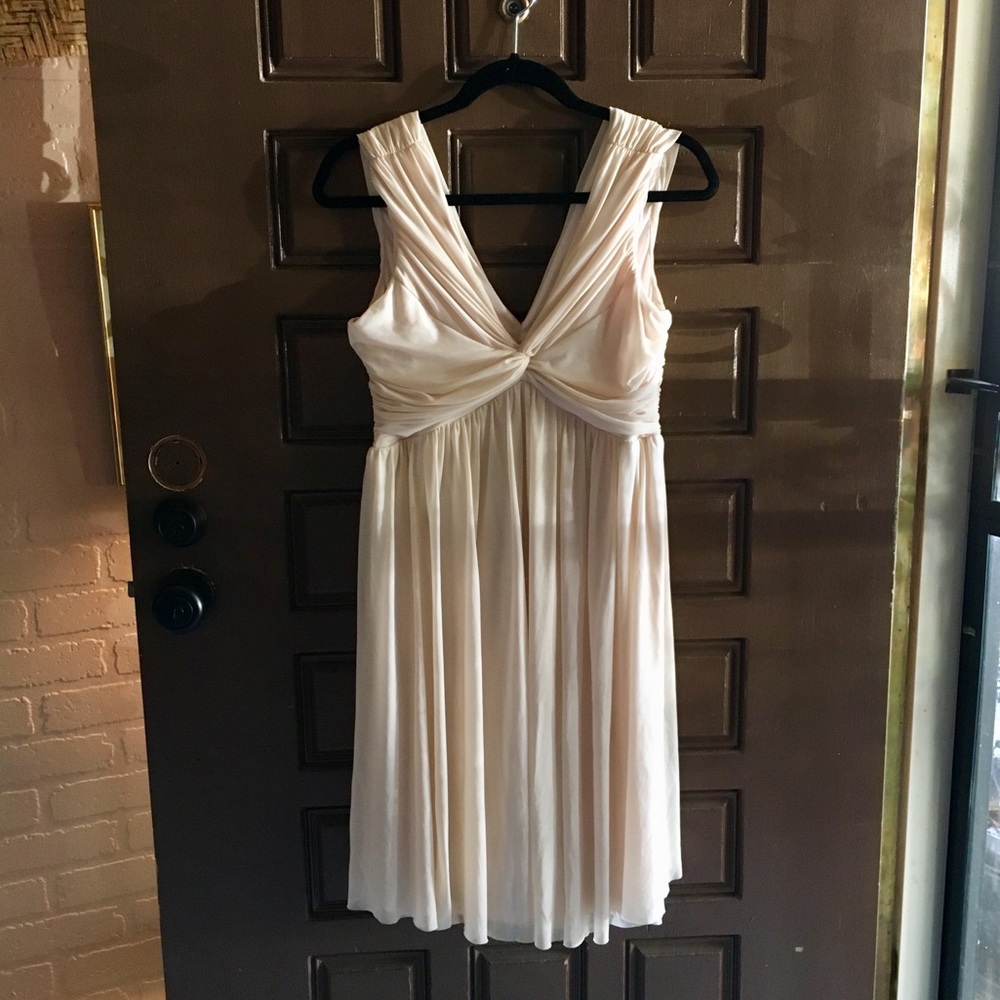 ASOS Maternity Cream/Off White cocktail dress