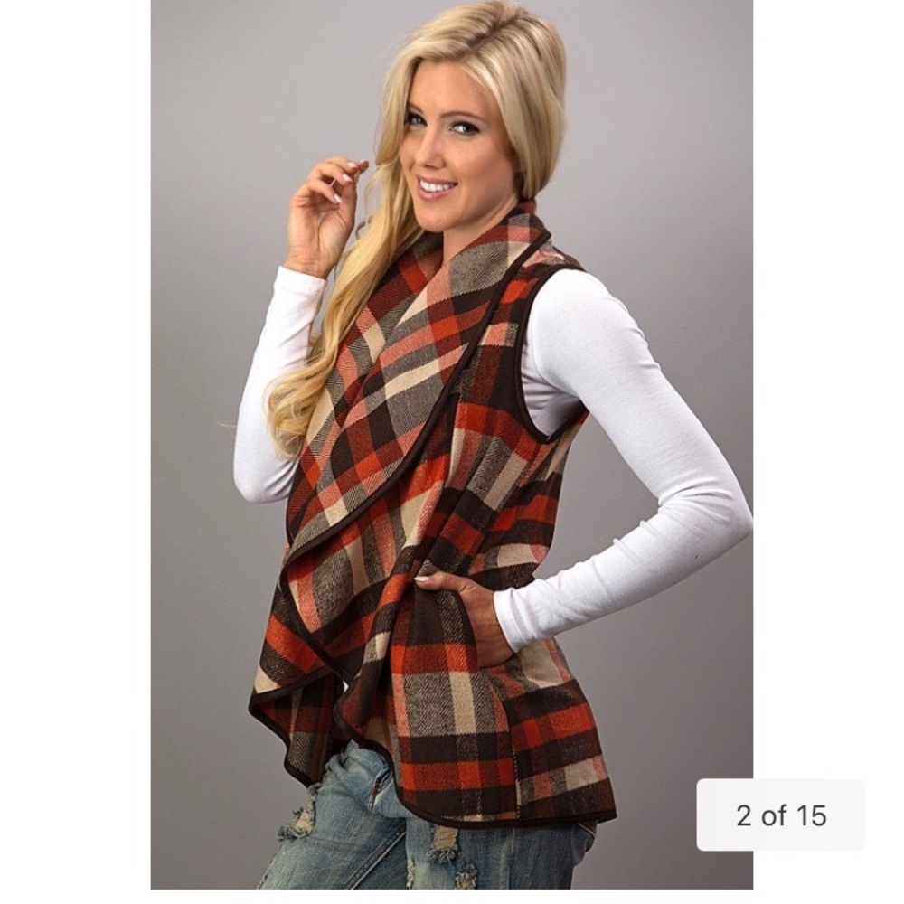 Plaid Vest