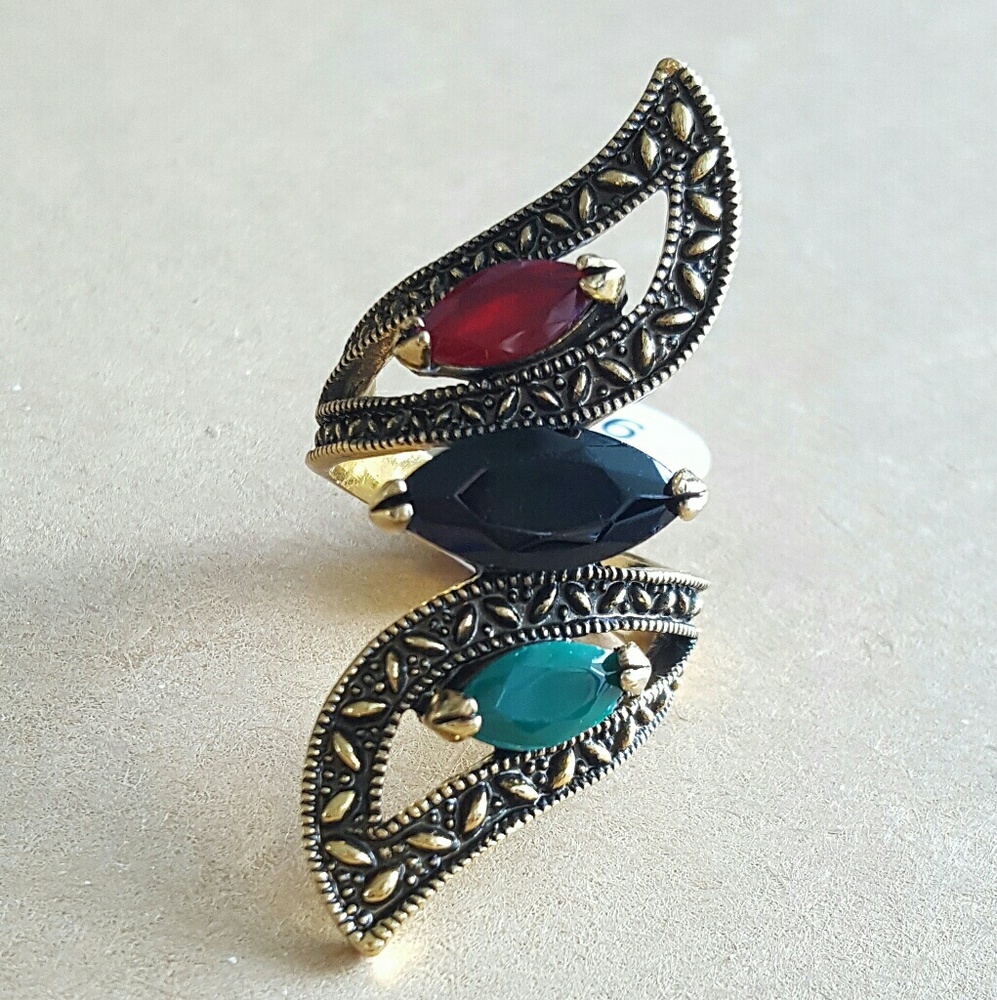 Vintage Leaf Turkish Style Ring