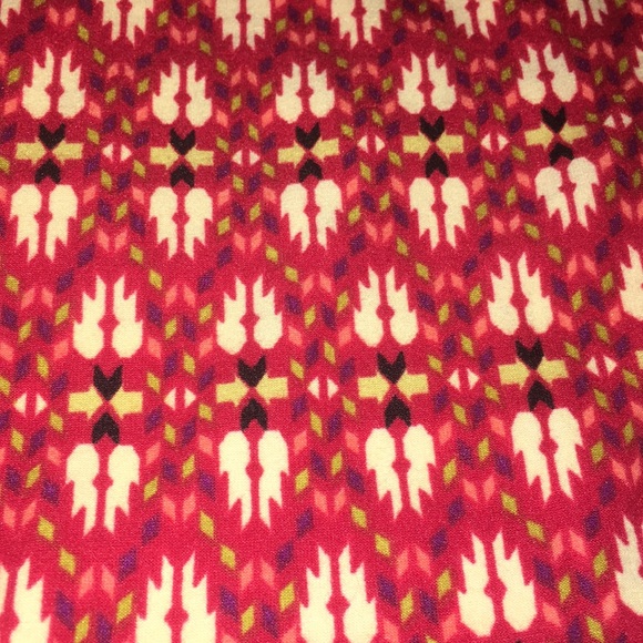 Lularoe OS Leggings Red Arrows - Picture 2 of 3