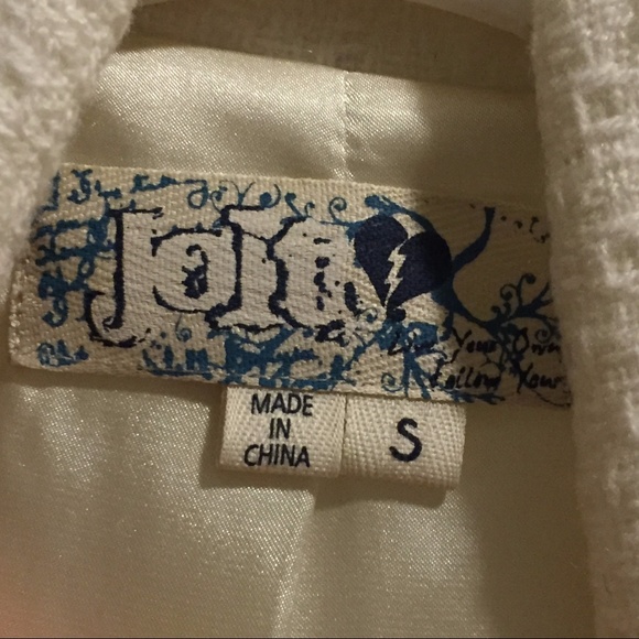 Classic White Pea-Coat - Picture 2 of 4