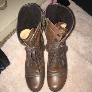 Steven Madden combat boots