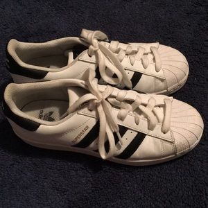 *LAST CHANCE Adidas Superstar white/gold All Stars