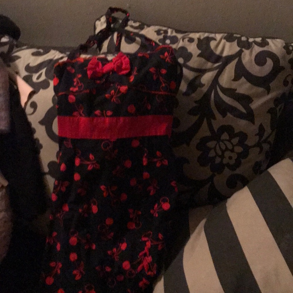 Open up halter dress