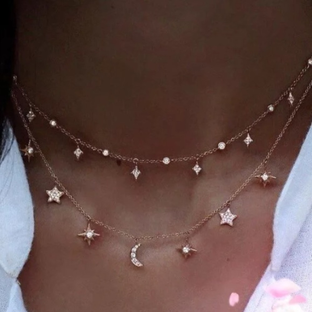 Crystal Gold Filled Necklace - Picture 1 of 2