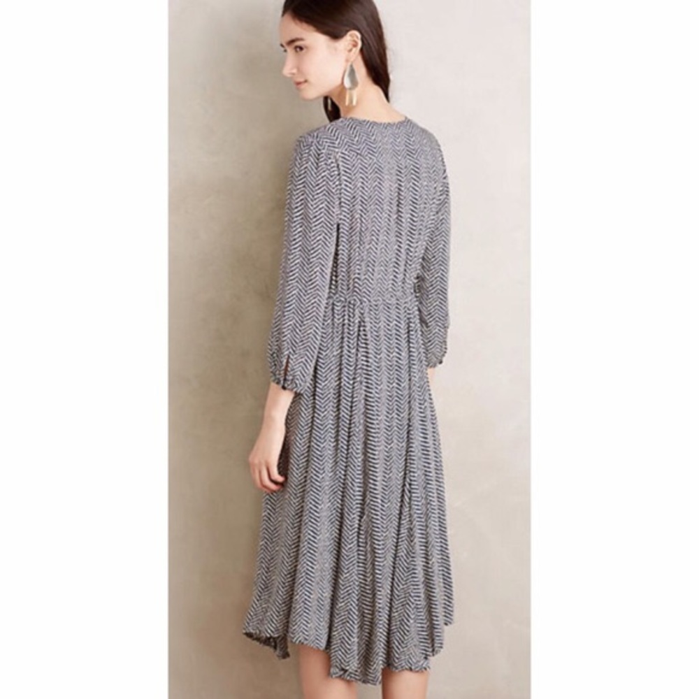 TYLHO Acadie Tie-Neck Midi Dress - Picture 2 of 4