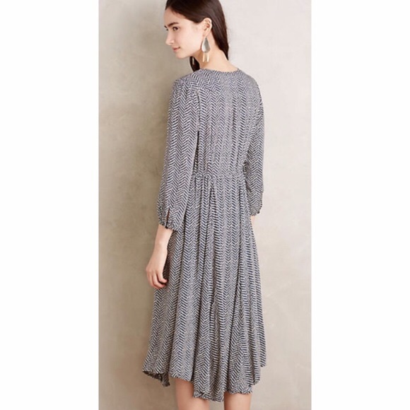 TYLHO Acadie Tie-Neck Midi Dress - Picture 2 of 4