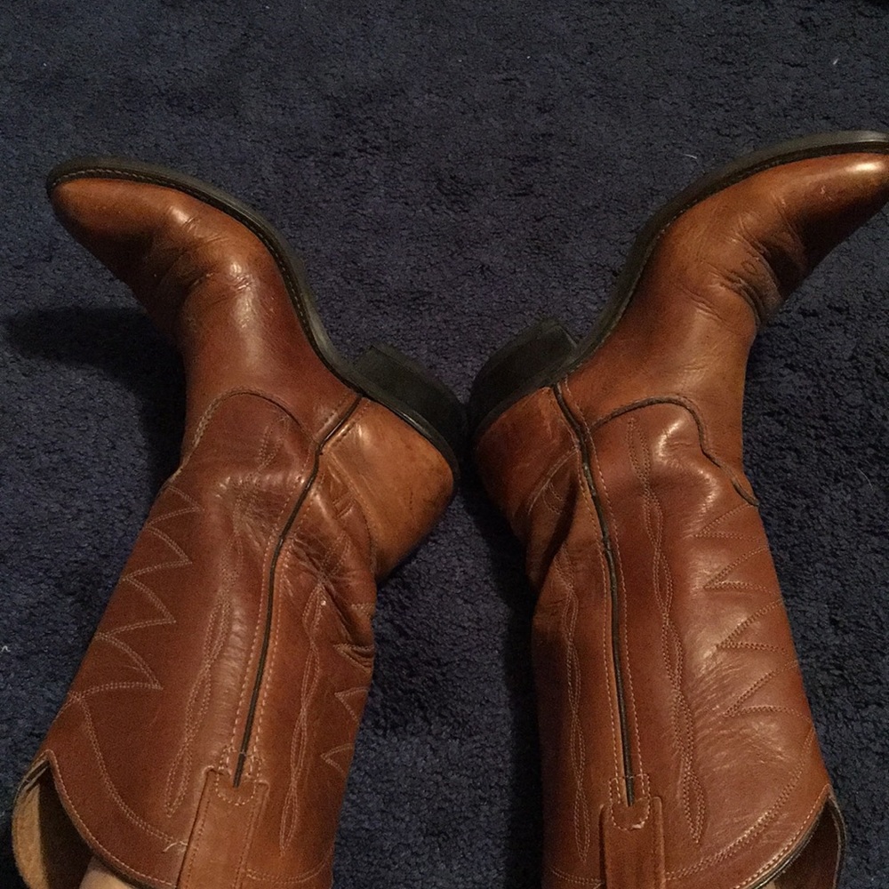 MARKED DOWN! Genuine Leather Vintage Cowboy Boots