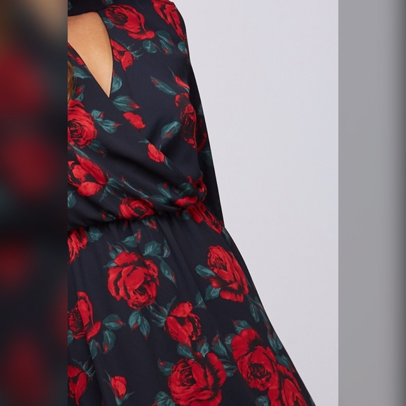 LAST 1! ❤️SALE! Stunning Rose 🌹 Choker Dress! - Picture 7 of 7