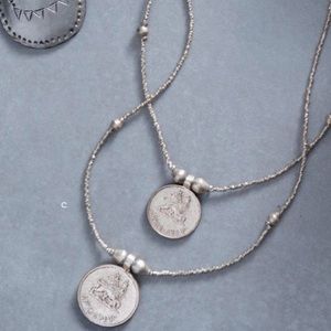 NWT Noonday Two Coins Necklace