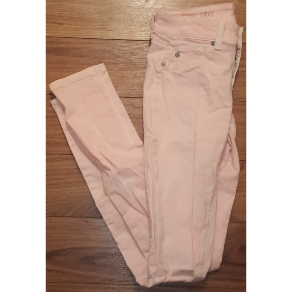 Saks Fifth Avenue light pink jeans
