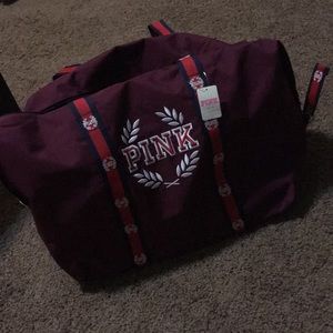 NEW WITH TAGS PINK duffle