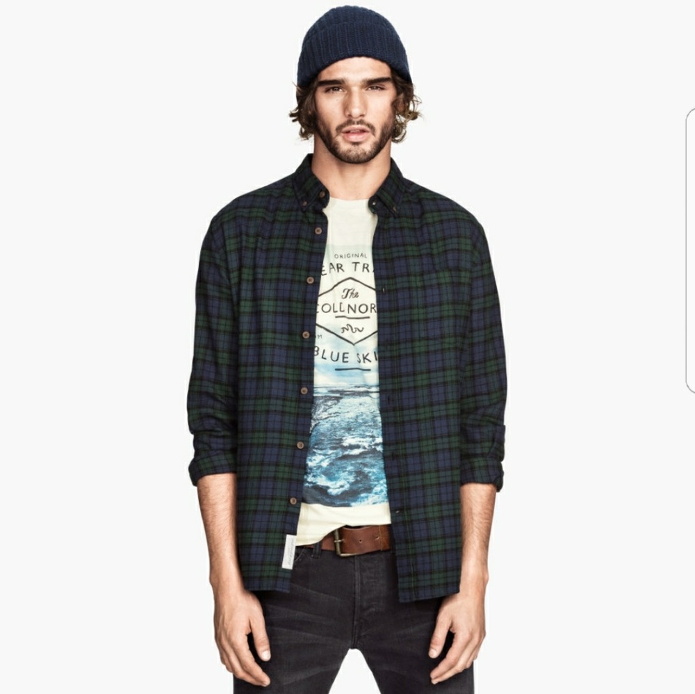 H&M Men's plaid shirt