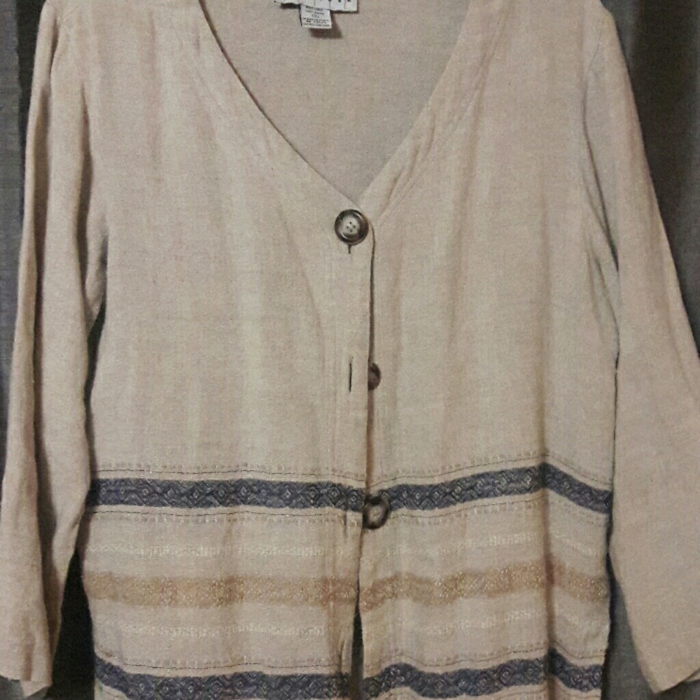 Linen cardigan