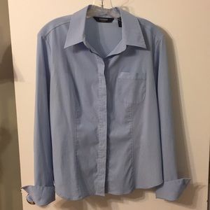Express stretch bottom down shirt