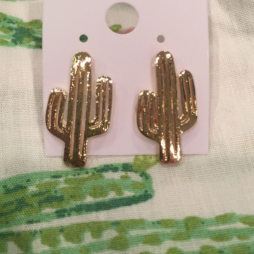 Cactus earrings