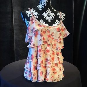 LC Lauren Conrad Ruffles Top