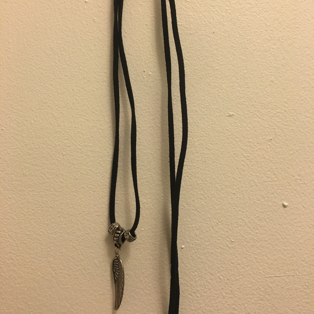 Brazilian pleather charm necklaces