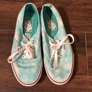 Unisex aqua Van- worn once!