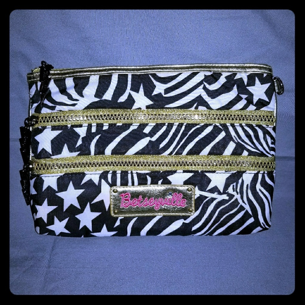Betsey Johnson makeup bag
