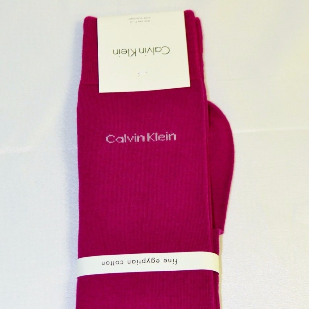 Calvin Klein Giza Cotton Crew Dress Socks