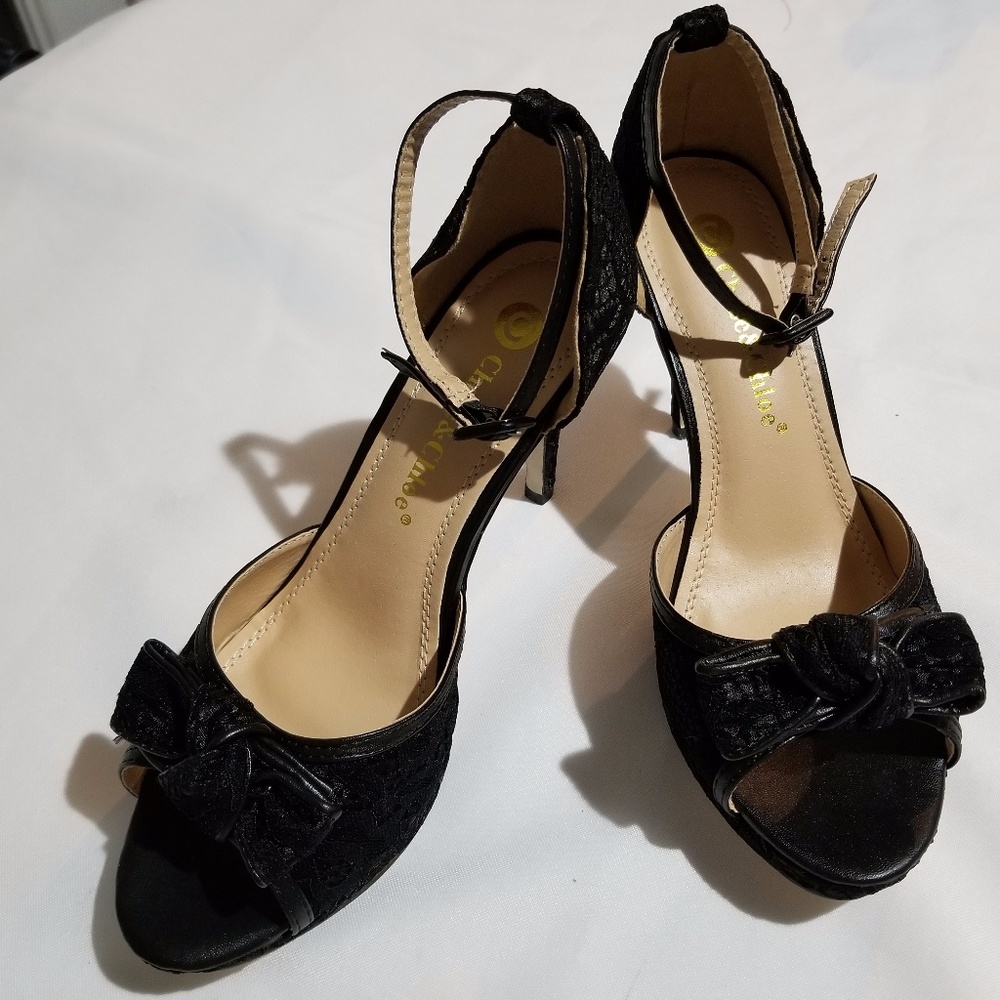 Chase & Chloe Emma Heel in Black