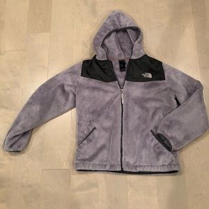 North Face hooded fleece - youth size XL
