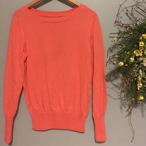 Sonoma Coral Boatneck Sweater